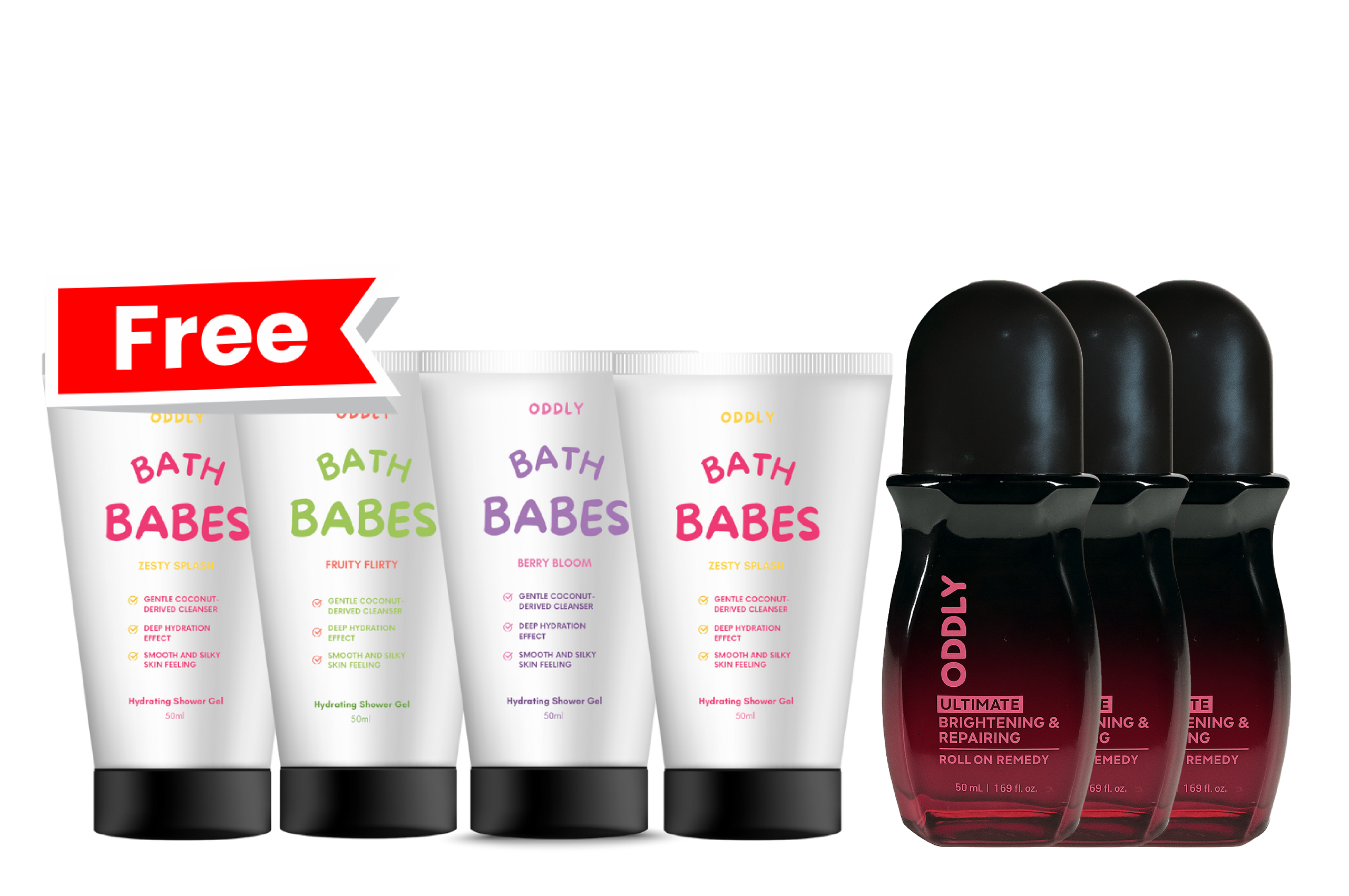 Pakej Trio Roll On ODDLY